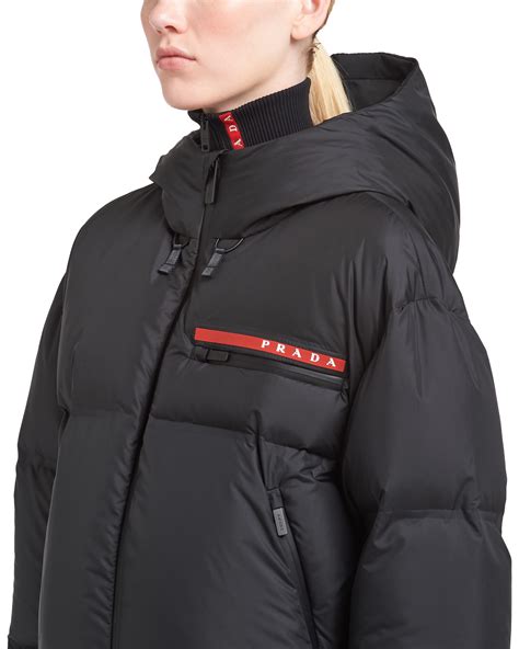 prada nylon jacket women's|black Prada puffer jacket cropped.